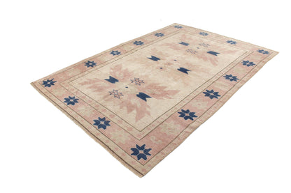 5x7 Carpet Turkish Rug, Oushak Rug, Vintage Rug, Handmade rug, Unique Rug, Farmhouse Decor ,One of a kind, Living room Rug,6231