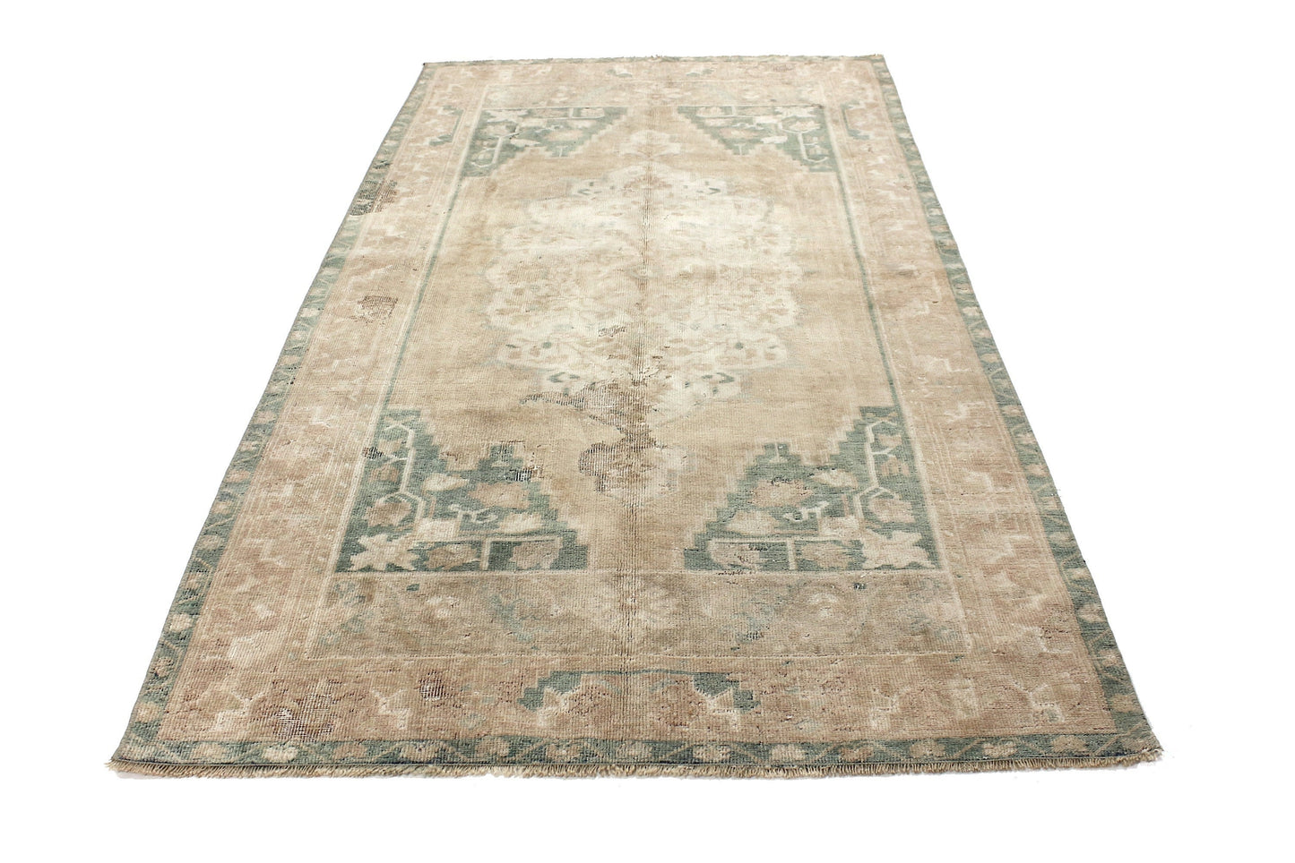 4x8 Entryway Turkish Rug, Vintage Rug, Rug Neutral, Oushak Rug, Handmade Carpet Rug,One of a kind rug,6322