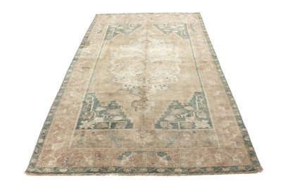 4x8 Entryway Turkish Rug, Vintage Rug, Rug Neutral, Oushak Rug, Handmade Carpet Rug,One of a kind rug,6322