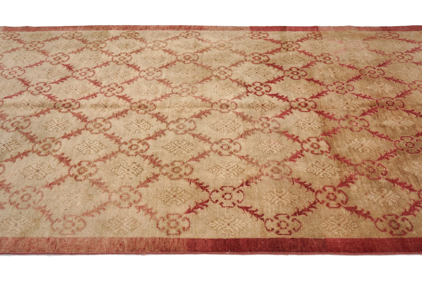 5x8 Rug, 5x8 Turkish Vintage Oushak Rug, Oriental Rug, Anatolia Rug, Antique Rug, Turkish Rug, Living room Rug, Boho Decor ,4065