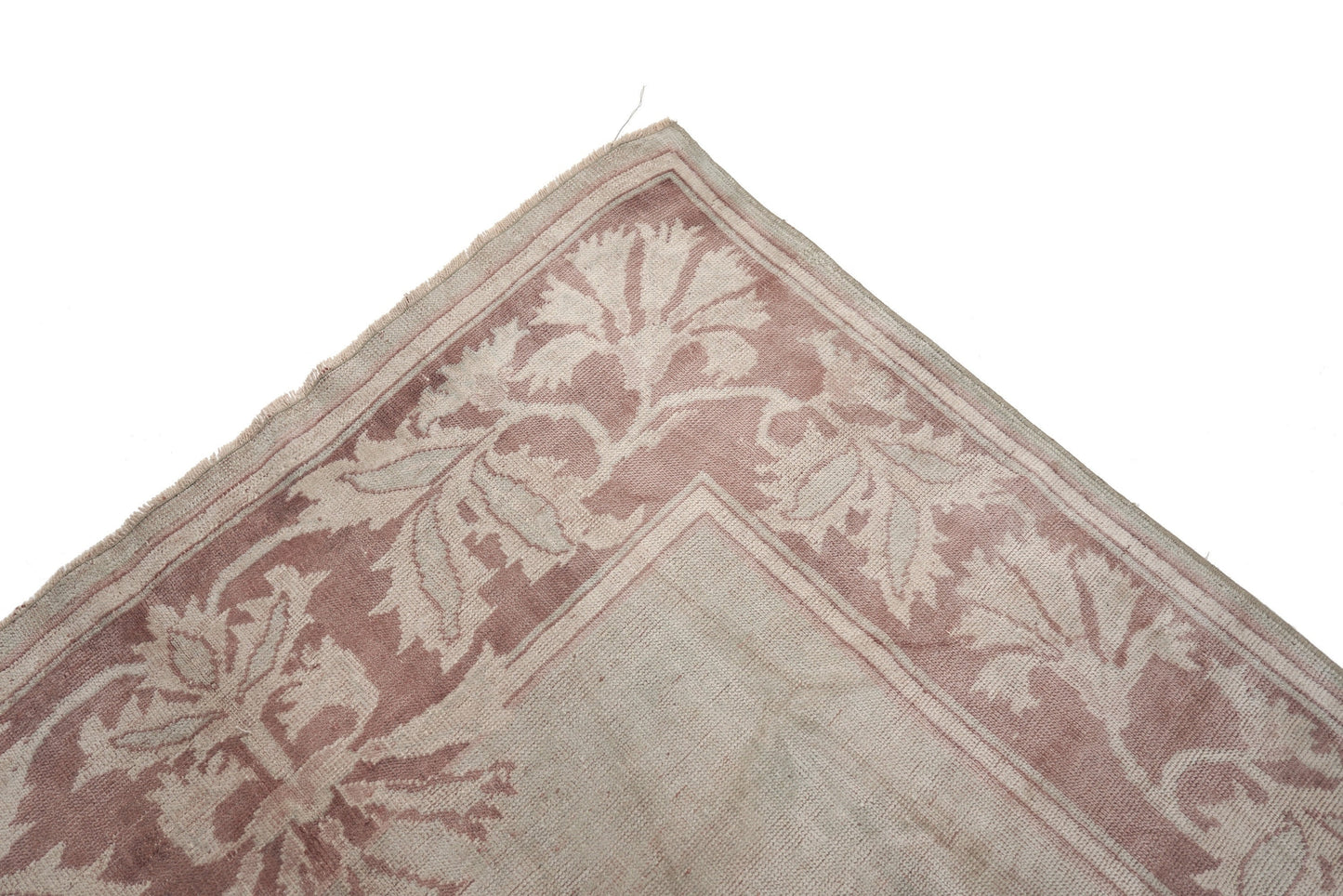 5x8 Floral Beige Oushak Vintage Turkish Rug, Wool Handmade Rug, Carpet rug, Luxury rug, Home Decor, Living room, Nursery Rug,4295