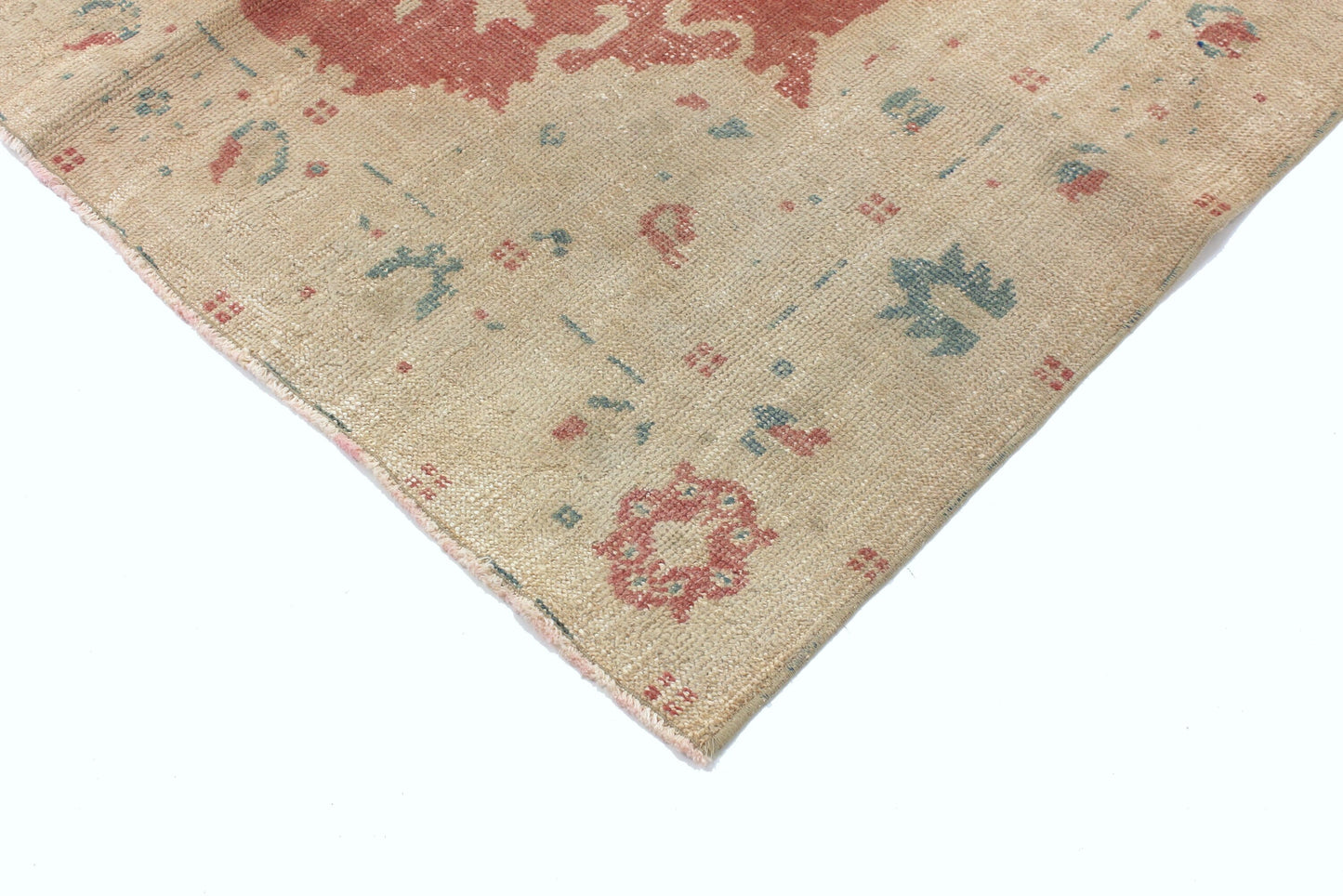 5x9 Muted Pink Turkish Rug, Area Rug 6x9, Pastel Oushak Carpet Rug, Handmade Rug Pink, TURKİSH RUG 6x9, Anatolia rug, 4076