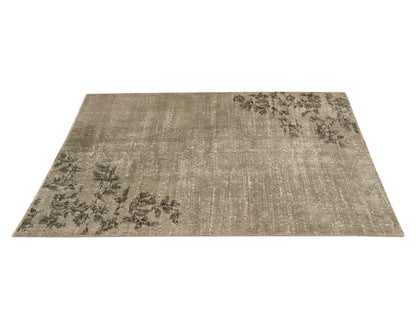 Turkish Oushak Vintage Rug, Anatolia Old Handmade Rug, Carpet rug, Area rug, 4x5 Rug, Rustic decor, Office rug, Kid room rug, Vintage, 9607