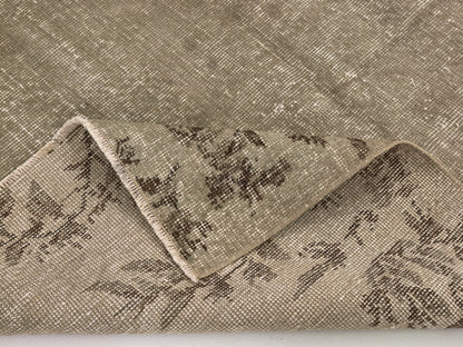 Turkish Oushak Vintage Rug, Anatolia Old Handmade Rug, Carpet rug, Area rug, 4x5 Rug, Rustic decor, Office rug, Kid room rug, Vintage, 9607
