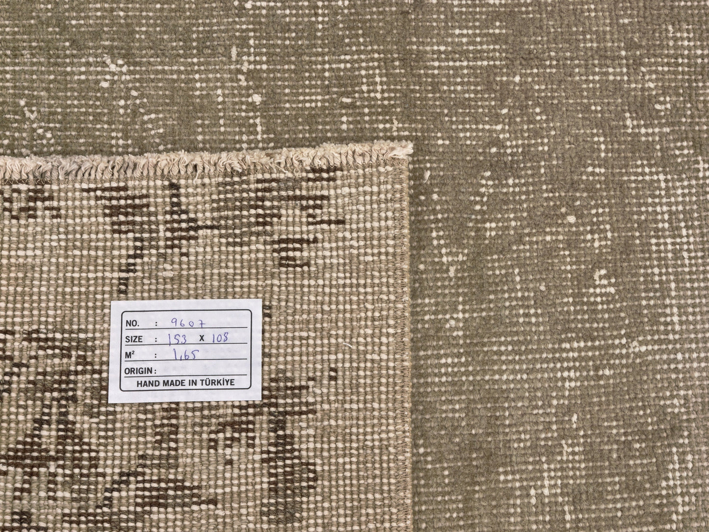 Turkish Oushak Vintage Rug, Anatolia Old Handmade Rug, Carpet rug, Area rug, 4x5 Rug, Rustic decor, Office rug, Kid room rug, Vintage, 9607