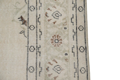 7x10 Beige Rug, 7x10 Turkish Oushak Vintage Rug ,Floral Pastel Area Rug, Farmhouse decor, Living room rug, One-of-a-kind ,8032