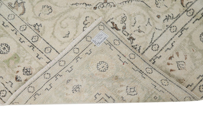 7x10 Beige Rug, 7x10 Turkish Oushak Vintage Rug ,Floral Pastel Area Rug, Farmhouse decor, Living room rug, One-of-a-kind ,8032