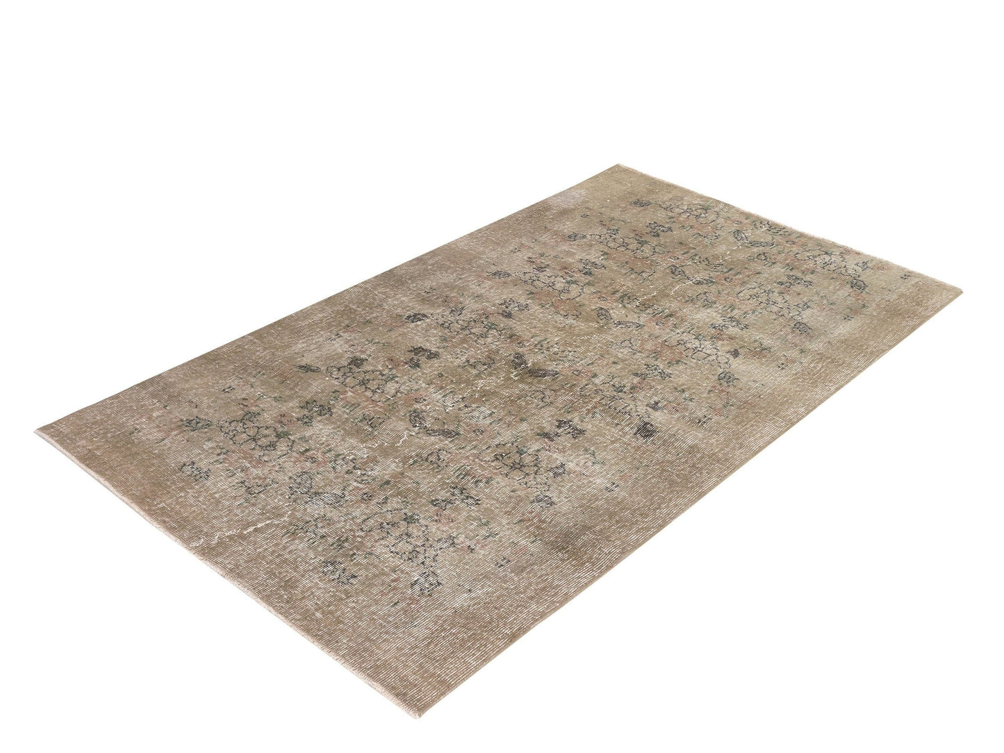 One Of a Kind Carpet Rug ,Small Rug 4x6 ,Vintage Anatolia Rug ,Turkish Oushak Rug ,Handmade Rug ,Area Rug 4x6,Rug 9604