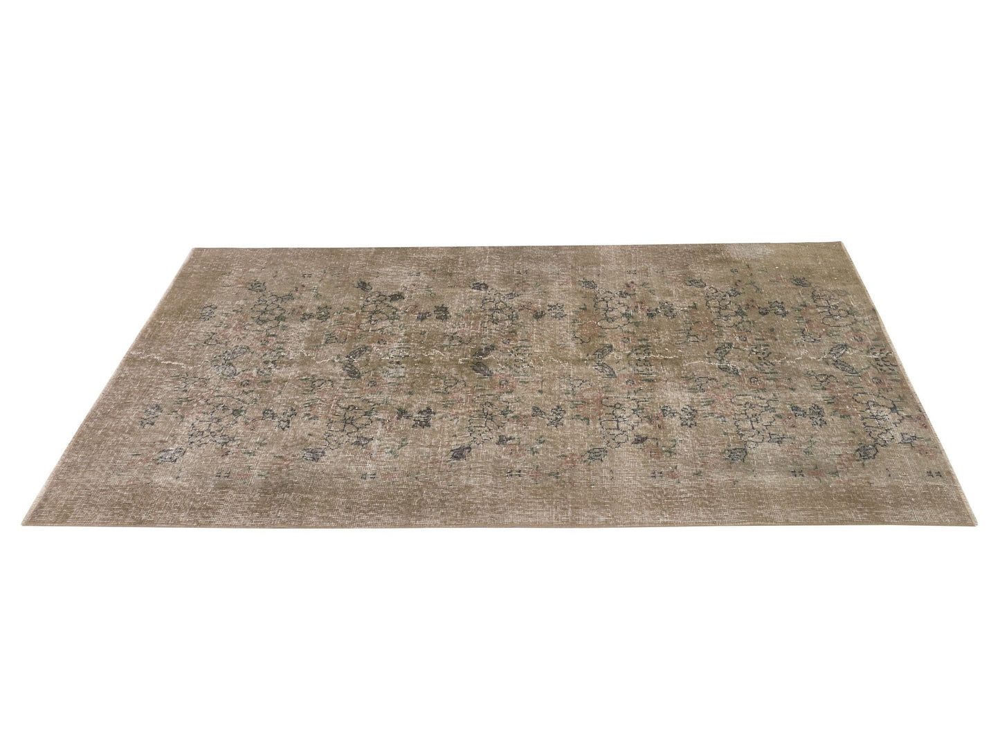 One Of a Kind Carpet Rug ,Small Rug 4x6 ,Vintage Anatolia Rug ,Turkish Oushak Rug ,Handmade Rug ,Area Rug 4x6,Rug 9604