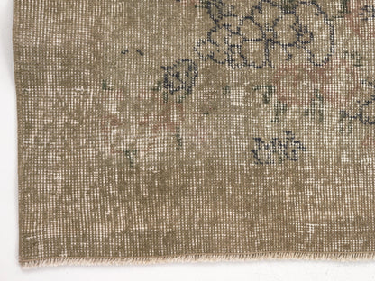 One Of a Kind Carpet Rug ,Small Rug 4x6 ,Vintage Anatolia Rug ,Turkish Oushak Rug ,Handmade Rug ,Area Rug 4x6,Rug 9604
