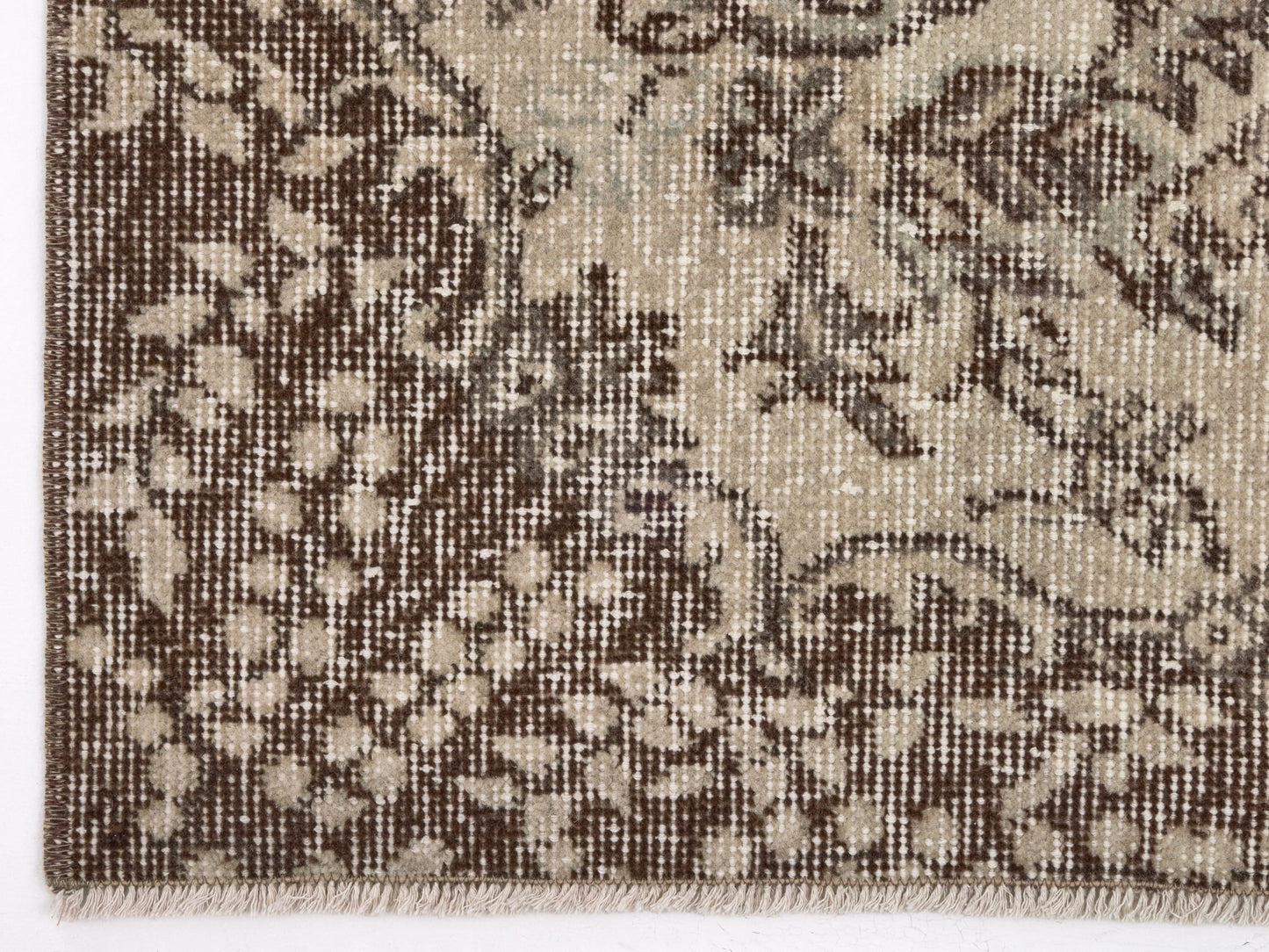 Beige Vintage Rug , 4x7 Area Rug, Oushak Rug, Turkish Rug 4x7 , Anatolian Rug , Old Rug, Handmade Rug , Ethnic Rug , Antique Rug , 9588
