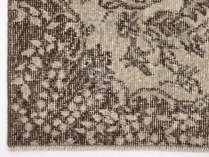 Beige Vintage Rug , 4x7 Area Rug, Oushak Rug, Turkish Rug 4x7 , Anatolian Rug , Old Rug, Handmade Rug , Ethnic Rug , Antique Rug , 9588