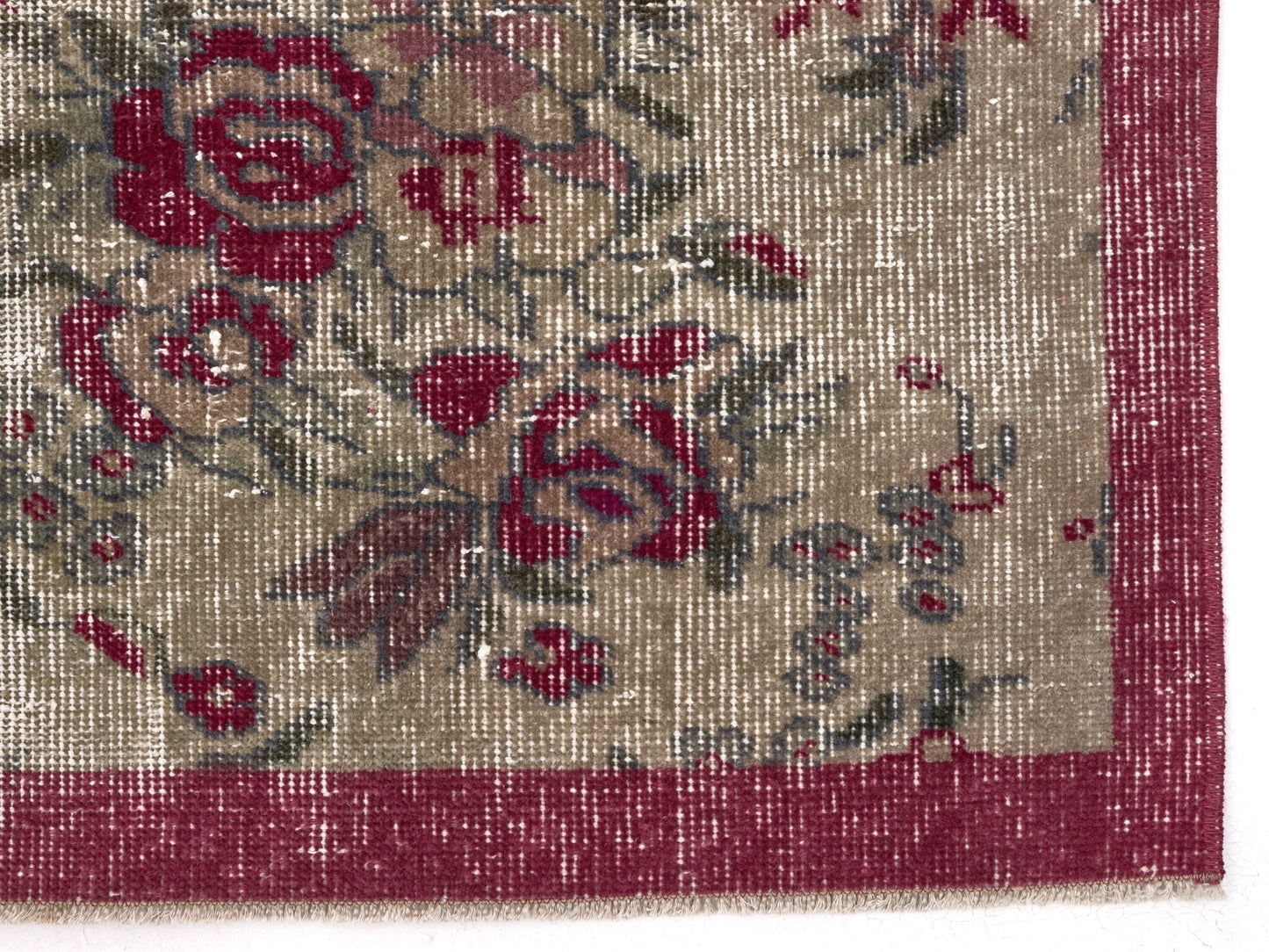 Faded Oushak Turkish Rug , Vintage Anatolia Rug , 4x6 Rug, Area Carpet Rug, Bohemian rug, Bedroom rug, Handmade Rug, , 9589
