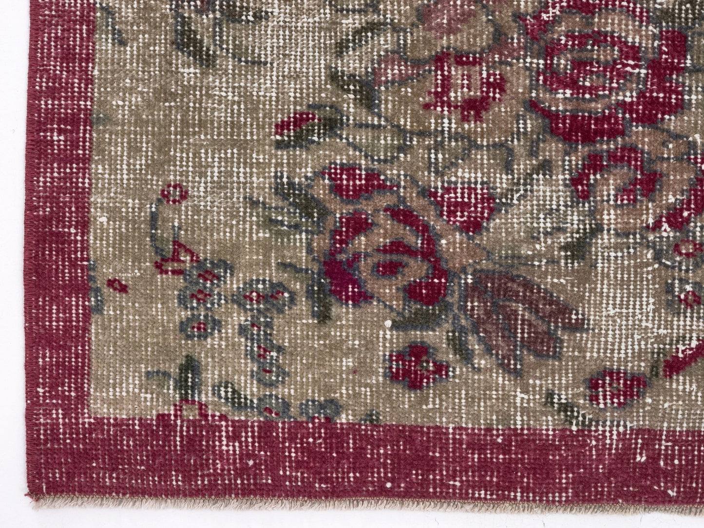 Faded Oushak Turkish Rug , Vintage Anatolia Rug , 4x6 Rug, Area Carpet Rug, Bohemian rug, Bedroom rug, Handmade Rug, , 9589
