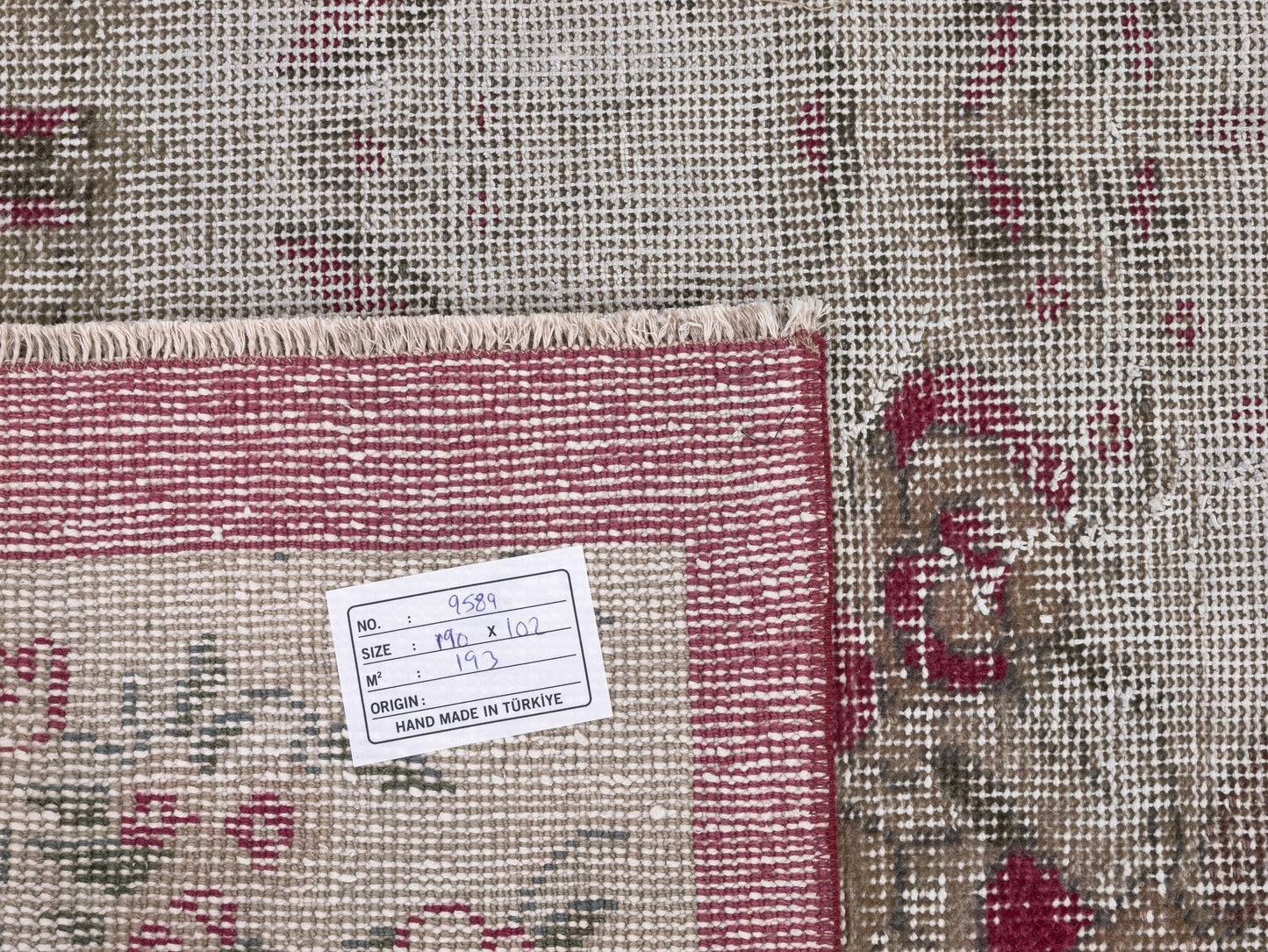 Faded Oushak Turkish Rug , Vintage Anatolia Rug , 4x6 Rug, Area Carpet Rug, Bohemian rug, Bedroom rug, Handmade Rug, , 9589