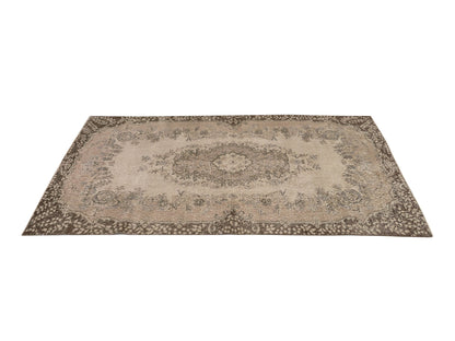 Muted Oushak Rug, Vintage Rug, Handmade rug, One of a kind Turkish rug, Rug 4x7, Anatolia Rug,Faded rug,Wool rug,Bedroom rug,Office rug,9648