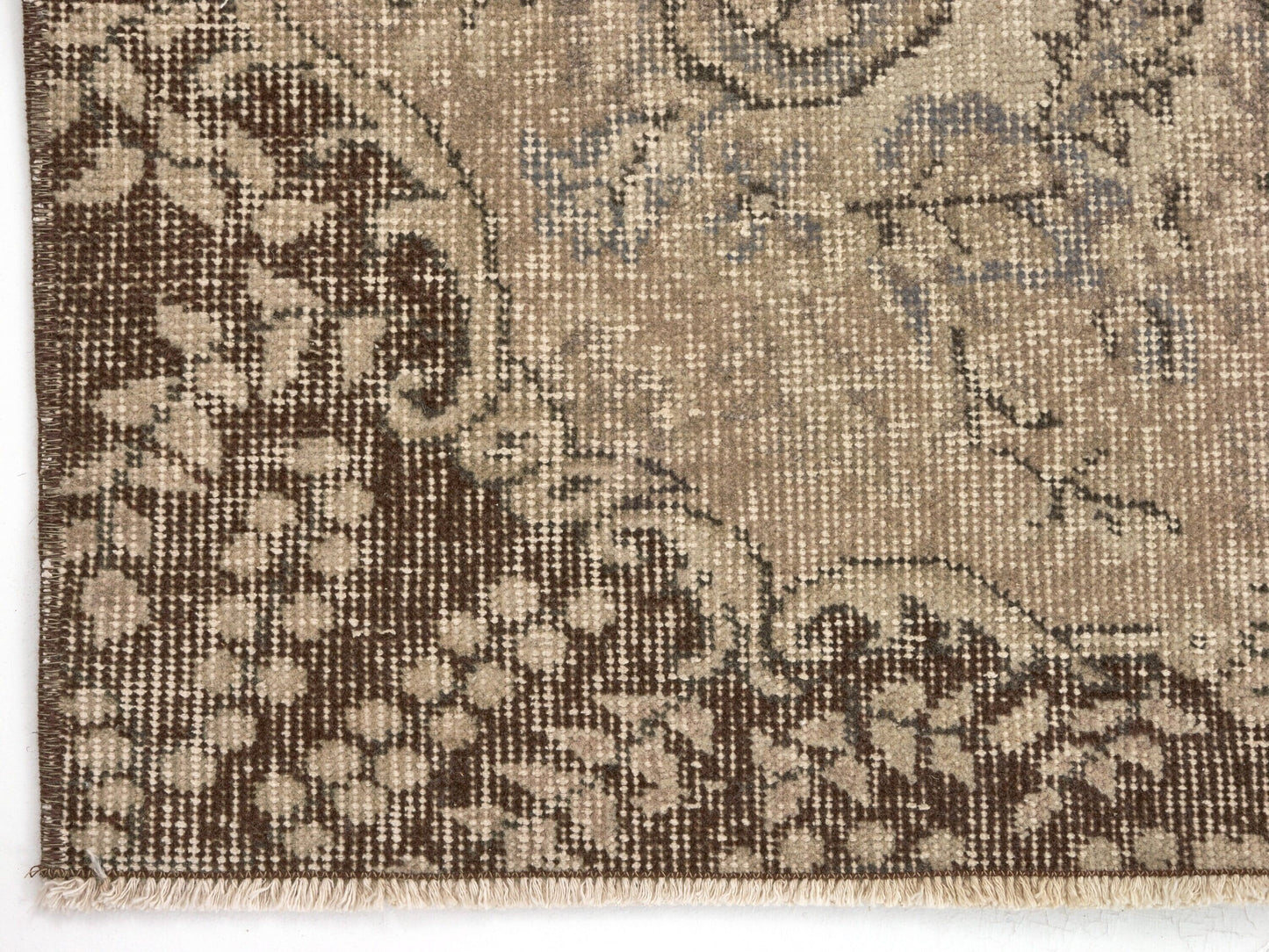 Muted Oushak Rug, Vintage Rug, Handmade rug, One of a kind Turkish rug, Rug 4x7, Anatolia Rug,Faded rug,Wool rug,Bedroom rug,Office rug,9648