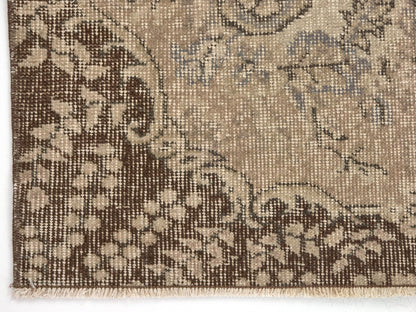 Muted Oushak Rug, Vintage Rug, Handmade rug, One of a kind Turkish rug, Rug 4x7, Anatolia Rug,Faded rug,Wool rug,Bedroom rug,Office rug,9648