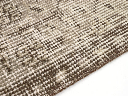 4x7 Beige Anatolia Oushak Rug, Neutral Turkish rug, Vintage Area Carpet rug, Handmade Wool Floral rug, Bedroom rug, Farmhouse decor, 9660