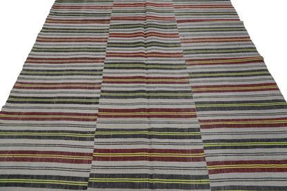 Boho Handmade Fine Kilim rug, Turkish Vintage Kilim rug, 6x10 Kilim rug ,İndoor One of a kind Rug,  Luxury rug, Eclectic, Nursery, 7049