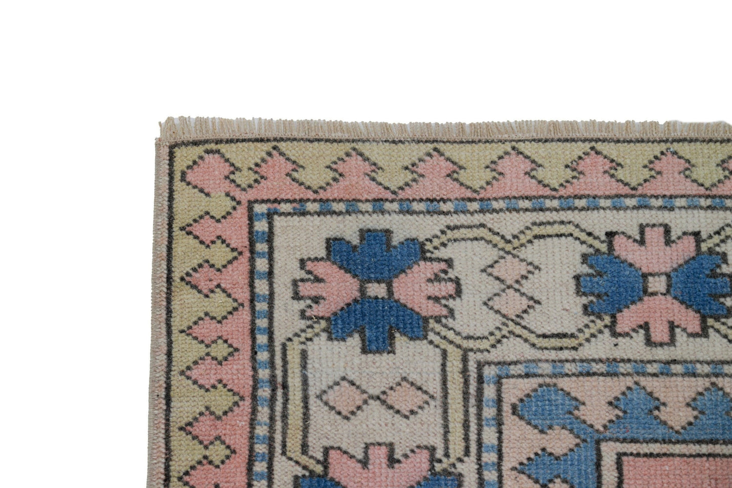 Geometric Turkish rug, Oushak rug, Vintage rug, Boho rug, Handmade rug, Area rug, Carpet rug, 6x8 Turkish rug,Eclectic rug,Nursery rug, 7285