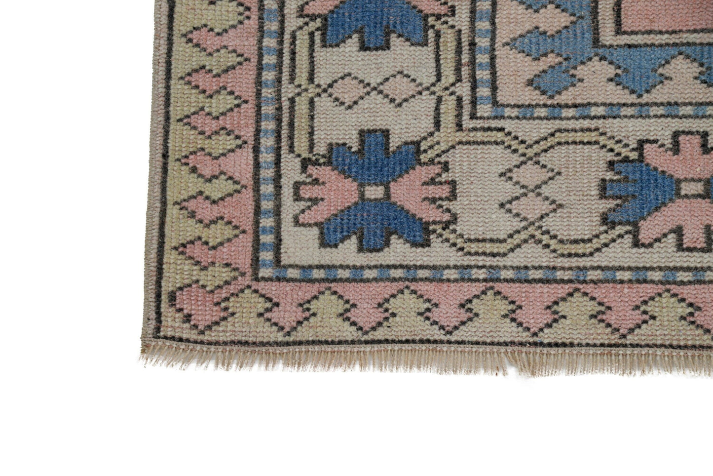 Geometric Turkish rug, Oushak rug, Vintage rug, Boho rug, Handmade rug, Area rug, Carpet rug, 6x8 Turkish rug,Eclectic rug,Nursery rug, 7285