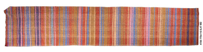 3x25 Extra Long Floor Colorful Vintage Turkish Kilim Runner Rug, Decorative Stair Hallway Rug,4728