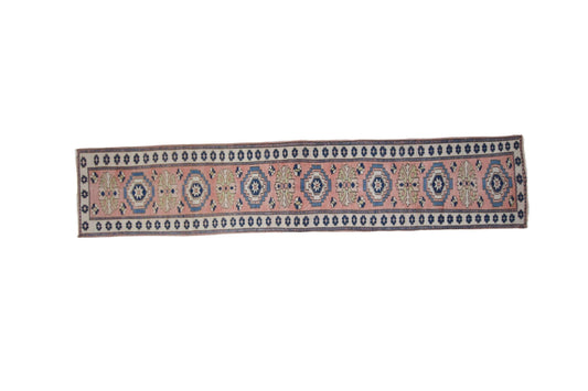 2x12 Turkish Vintage Oushak Carpet Runner rug, Hallway Long Floor Runner rug ,One-of-a-kind, Kitchen rug, Stair rug, Coastal decor, 7719
