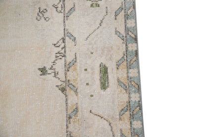 Beige Carpet rug, 6x10 Turkish Rug, 6x10 Oushak rug, Vintage rug,Living room rug, Eclectic decor, Area rug, Handmade Rug, Faded rug, 7239
