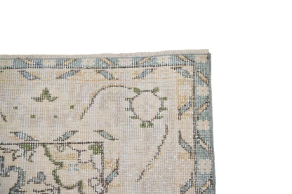 Beige Carpet rug, 6x10 Turkish Rug, 6x10 Oushak rug, Vintage rug,Living room rug, Eclectic decor, Area rug, Handmade Rug, Faded rug, 7239