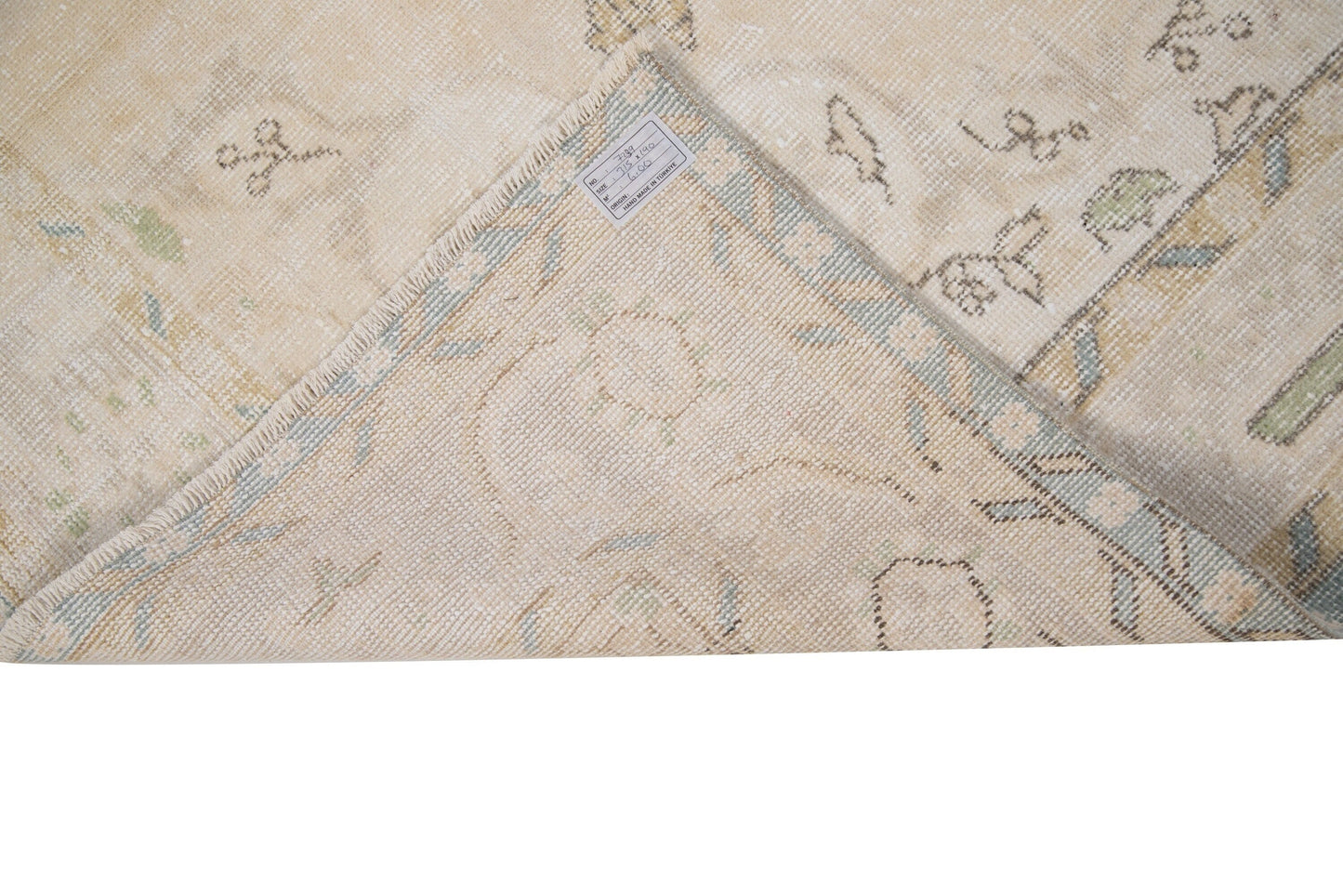 Beige Carpet rug, 6x10 Turkish Rug, 6x10 Oushak rug, Vintage rug,Living room rug, Eclectic decor, Area rug, Handmade Rug, Faded rug, 7239
