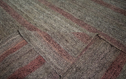 Terracotta Kilim rug ,Goat hair Kilim rug, One of a kind Vintage Kilim rug, Turkish Kilim rug,Handmade Area Kilim rug ,3365
