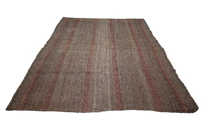 Terracotta Kilim rug ,Goat hair Kilim rug, One of a kind Vintage Kilim rug, Turkish Kilim rug,Handmade Area Kilim rug ,3365
