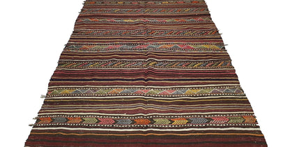 The orient Kilim Rug, 5x7 Kilim rug,Turkish rug rustic, Vintage rug antique ,Area rug ,Handmade rug, Primitive rug, Floor rug, Bedroom ,2522
