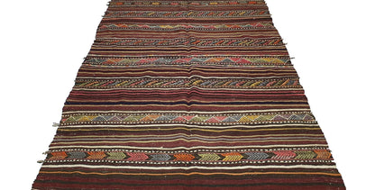 The orient Kilim Rug, 5x7 Kilim rug,Turkish rug rustic, Vintage rug antique ,Area rug ,Handmade rug, Primitive rug, Floor rug, Bedroom ,2522