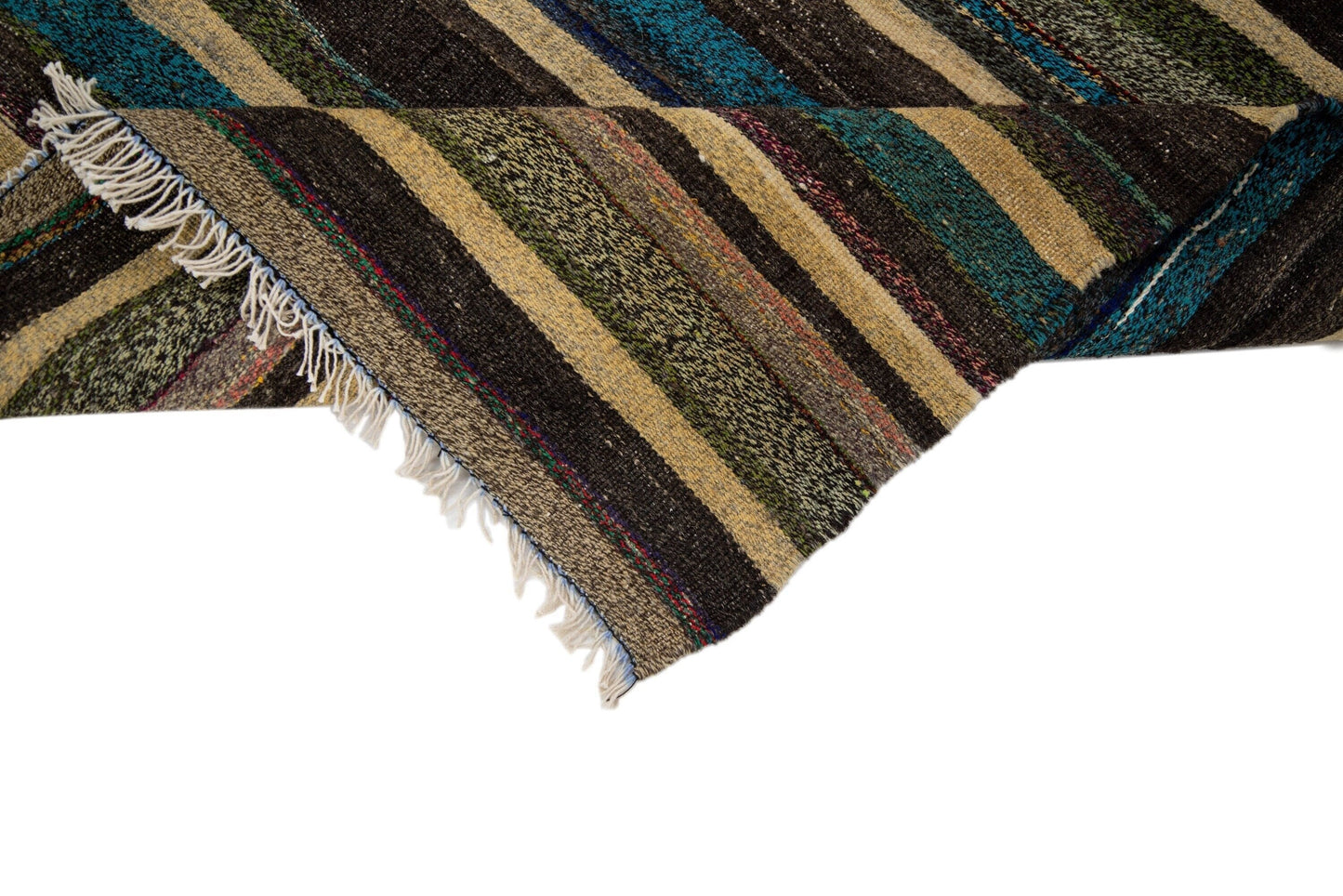 Goat hair Vintage Turkish Kilim rug 6x9, Unique Hard coal Handmade Area rug, Boho Rag Rug, Turkey rug, Fine rug, Kilim rug rag, 7762