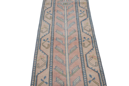 2x11 Beige Runner rug, 2x11 Runner rug ,Oushak runner, Turkish runner, Vintage runner ,Hallway rug, Neutral rug, Runner Floor rug, 7458