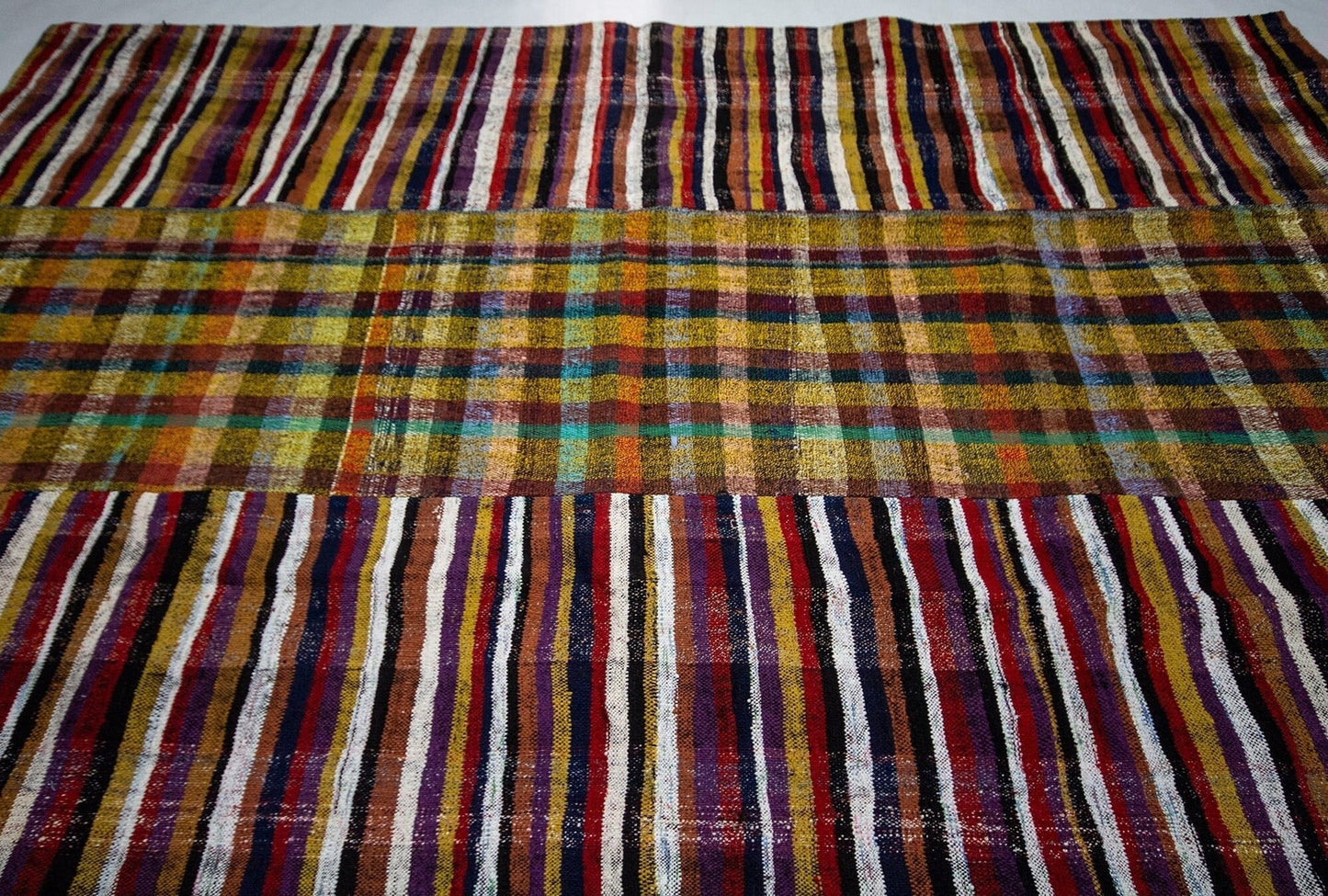 7x10 Soil Color Kilim rug, Terracotta Turkish Vintage Kilim Rug ,Goat hair Area Kilim Rug , Farmhouse decor, One of a kind rug, Kilim, 138