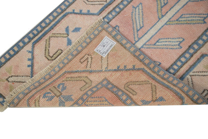 2x11 Beige Runner rug, 2x11 Runner rug ,Oushak runner, Turkish runner, Vintage runner ,Hallway rug, Neutral rug, Runner Floor rug, 7458
