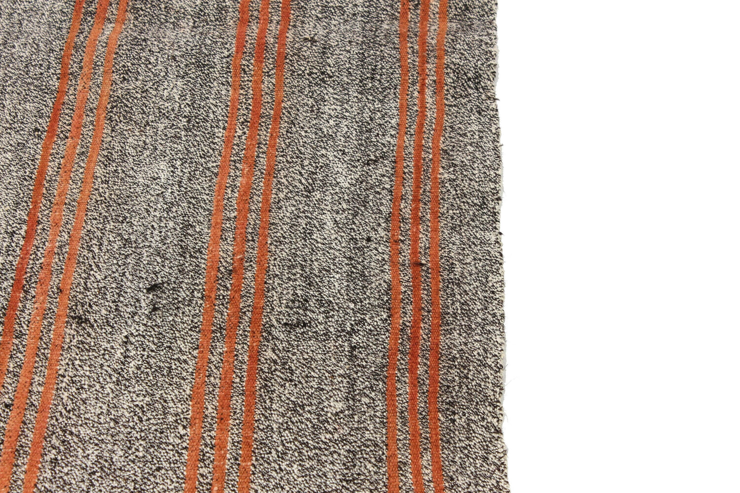 Orange Striped Turkish Kilim Rug, Handmade Gray Vintage Area Rug, Kilim Rug 6x8 , Living Room İndoor Kilim Rug,958