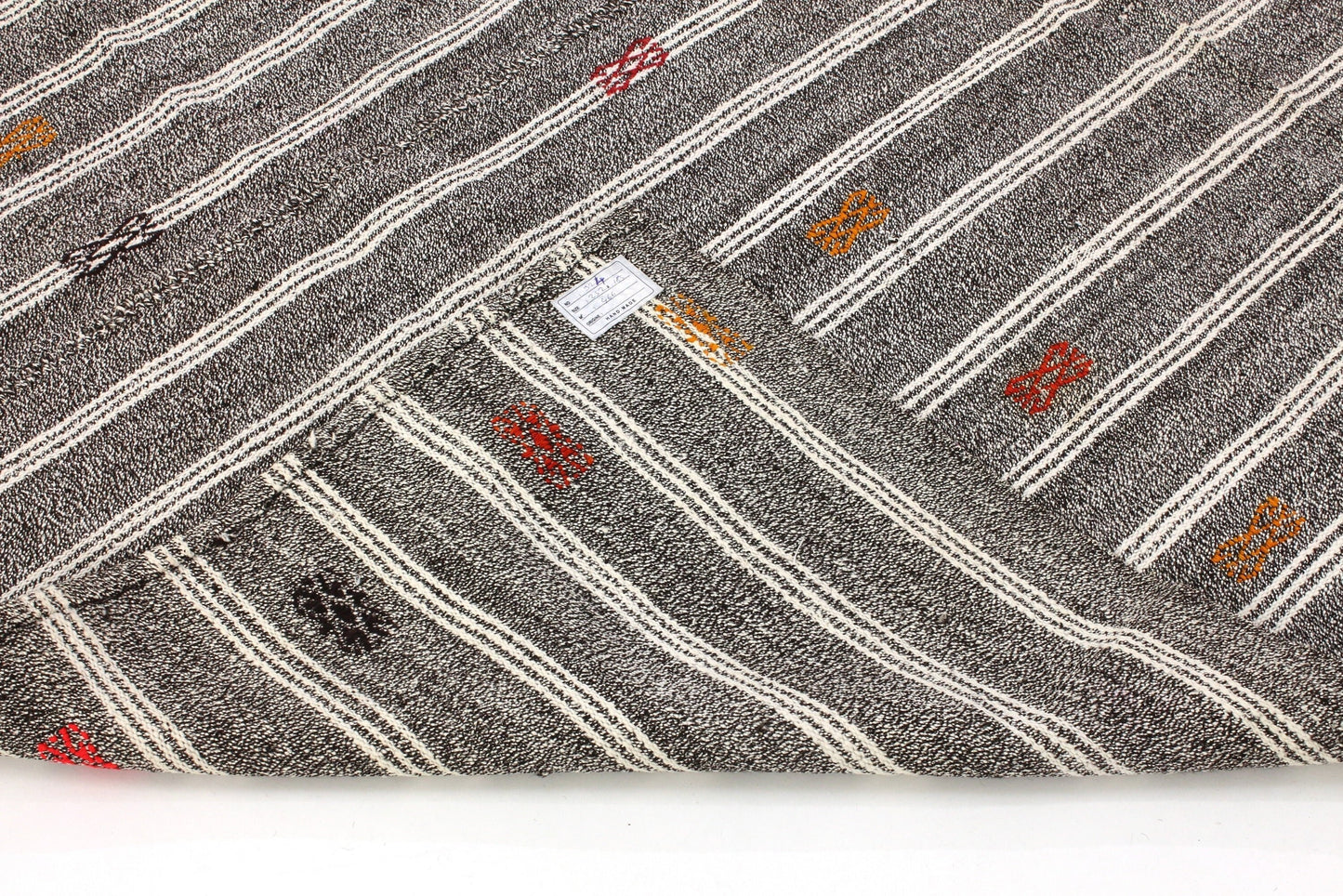 Turkish Kilim Rug 6x8 ,Vintage Kilim Rug 6x8, Handmade Rug, Kilim Rug 6x8, Gray White Rug , Eclectic Rug, Kilim, 924