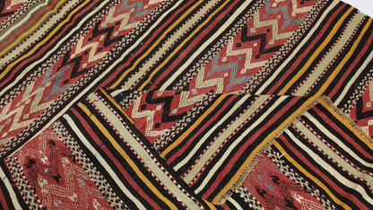 Vintage Kilim Rug, Faded Rug, Turkish Rug Kilim 5x8, Anatolia rug, Unique rug, Tribal rug,Rustic rug,Living room rug,One of a kind rug,2540