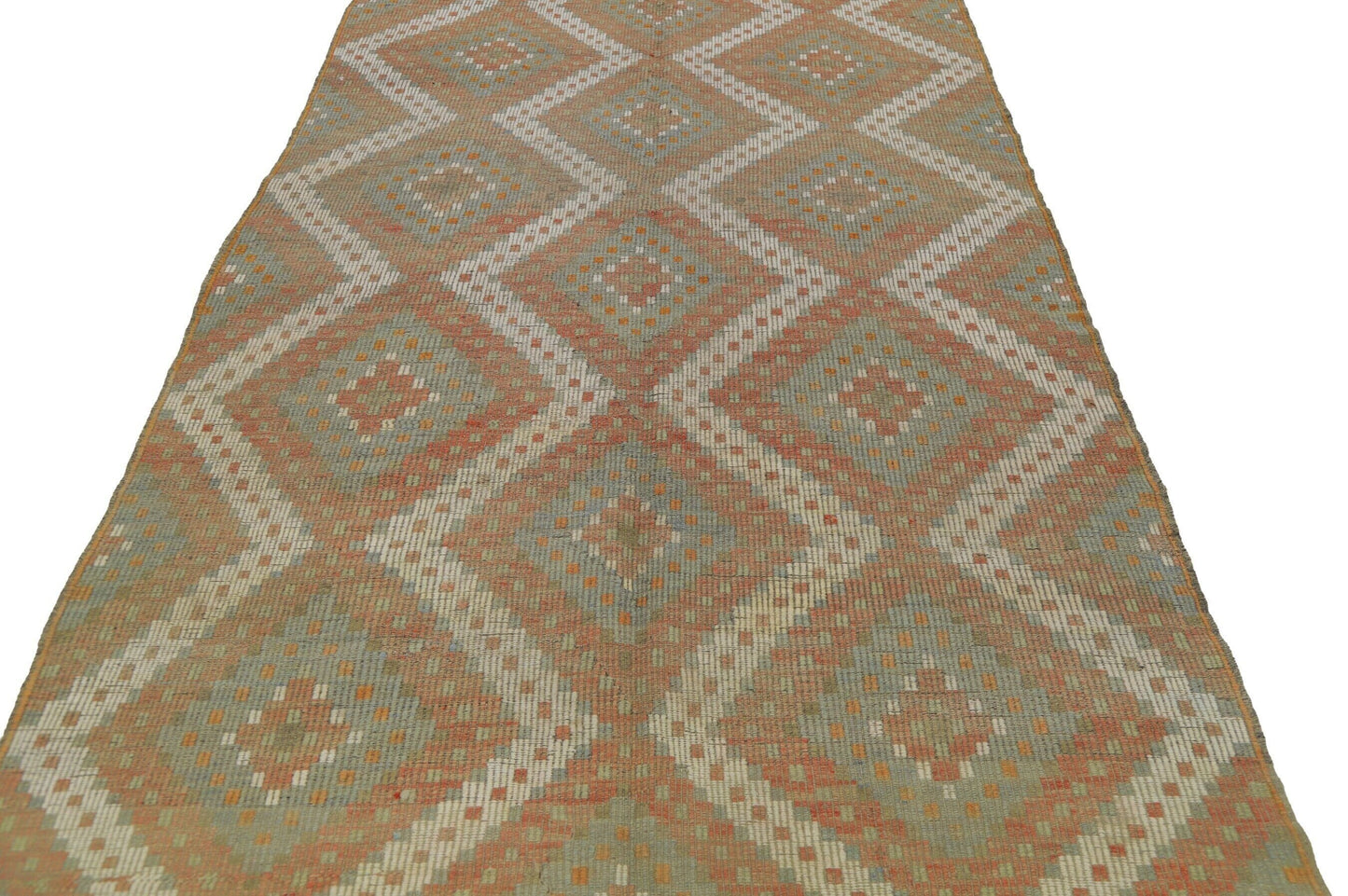 Embroidery Wool Ethnic Kilim rug 6x12 ,Anatolia Handmade Turkish Kilim rug, One of a kind Vintage Area Kilim rug, 8130