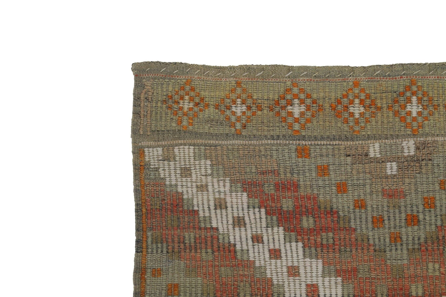 Embroidery Wool Ethnic Kilim rug 6x12 ,Anatolia Handmade Turkish Kilim rug, One of a kind Vintage Area Kilim rug, 8130