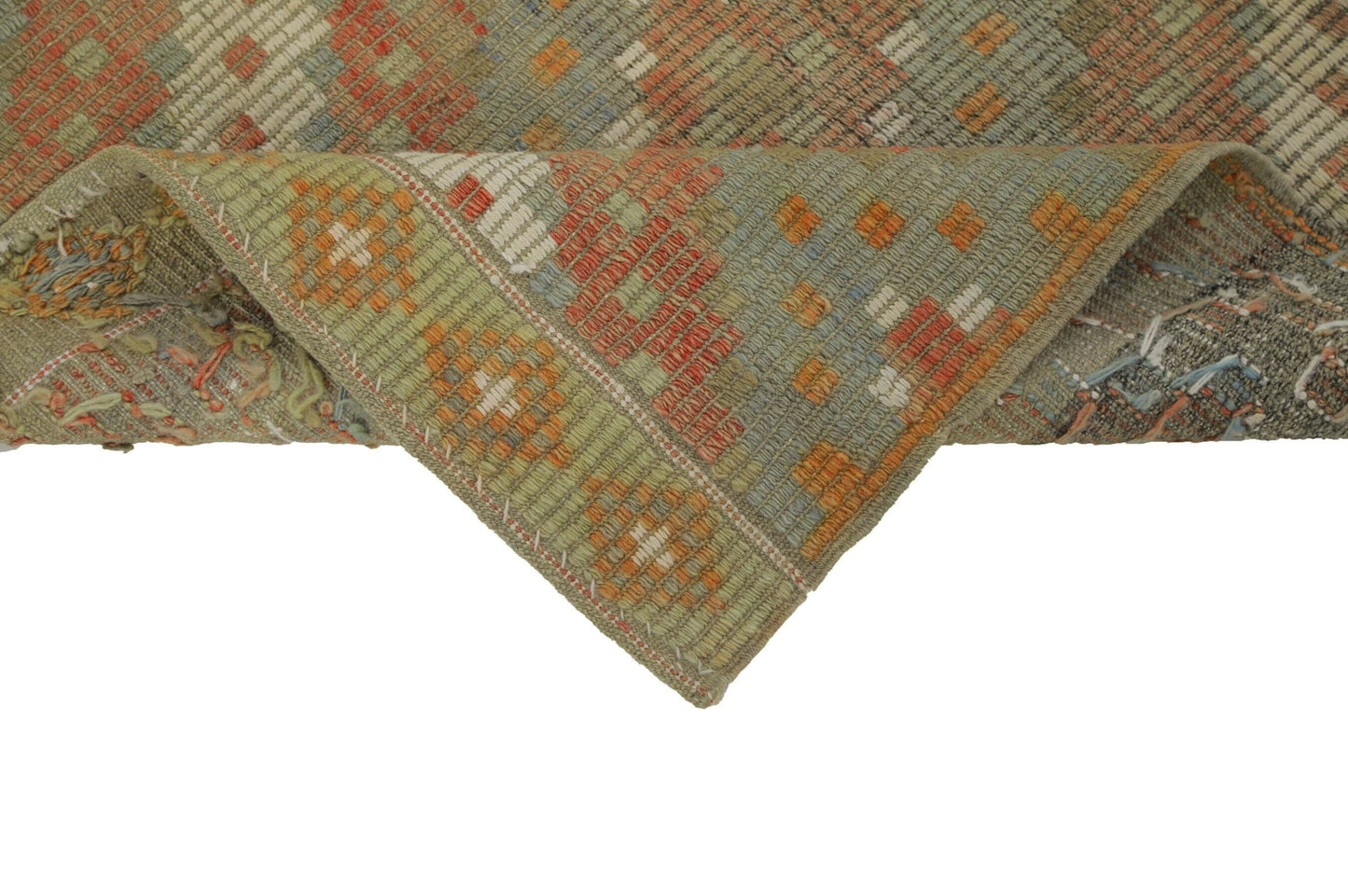 Embroidery Wool Ethnic Kilim rug 6x12 ,Anatolia Handmade Turkish Kilim rug, One of a kind Vintage Area Kilim rug, 8130