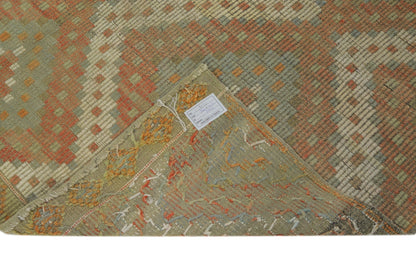 Embroidery Wool Ethnic Kilim rug 6x12 ,Anatolia Handmade Turkish Kilim rug, One of a kind Vintage Area Kilim rug, 8130