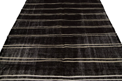 Minimalist Kilim rug,Turkish rug,Vintage kilim,Area rug,Home decor,Modern rug,Primitive rug,Handmade rug,Farmhouse decor,7767