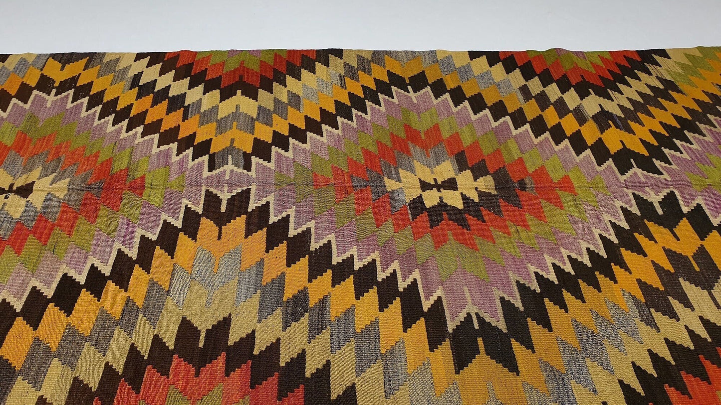 Narrow Kilim rug ,Long Wide rug,Entryway rug, Anatolia Kilim rug ,Bohemian rug, Kitchen rug, Turkish Kilim rug 5x10, Vintage rug,1448