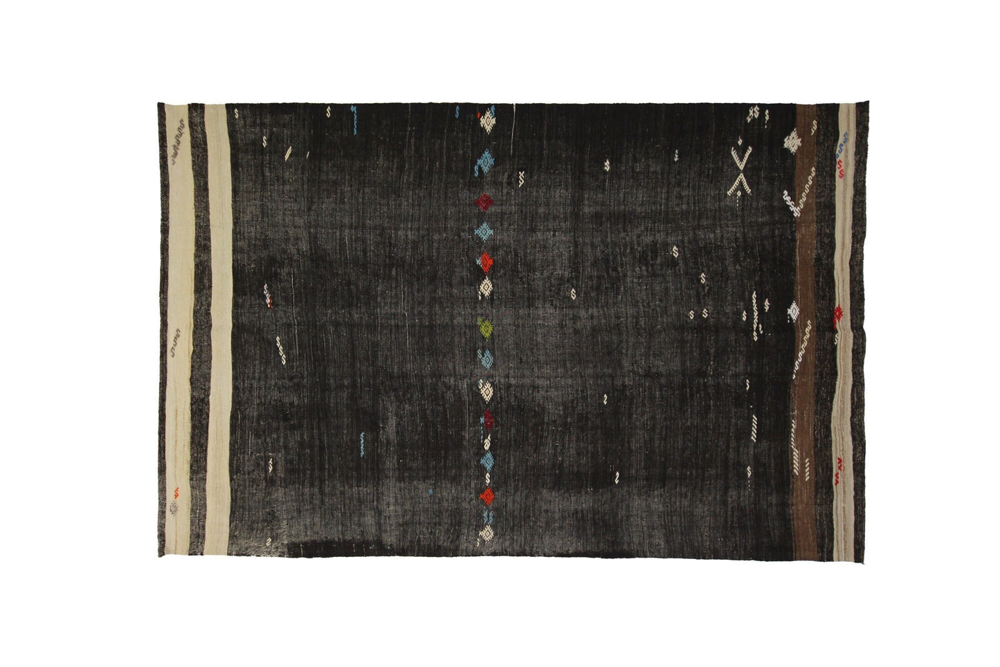 Unique Vintage Kilim rug, Area Old rug ,Organic rug ,Antique rug ,1970's Turkish rug, 7x11 Kilim rug, Turkey rug, Wool Fine rug, 7829