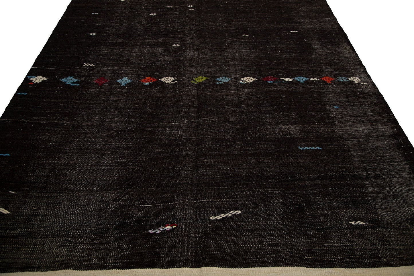 Unique Vintage Kilim rug, Area Old rug ,Organic rug ,Antique rug ,1970's Turkish rug, 7x11 Kilim rug, Turkey rug, Wool Fine rug, 7829